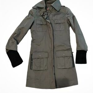 Alice + Olivia Green Utility Jacket